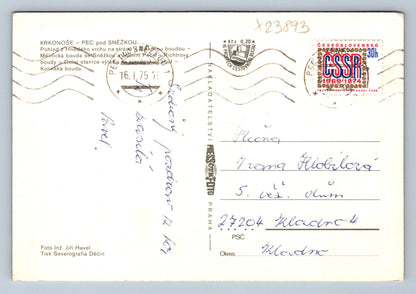 Pohlednice KRKONOŠE PEC POD SNĚŽKOU (X23893)