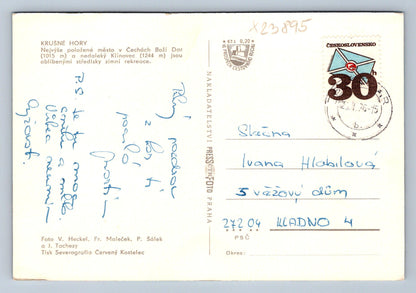 Pohlednice KRUŠNÉ HORY (X23895)