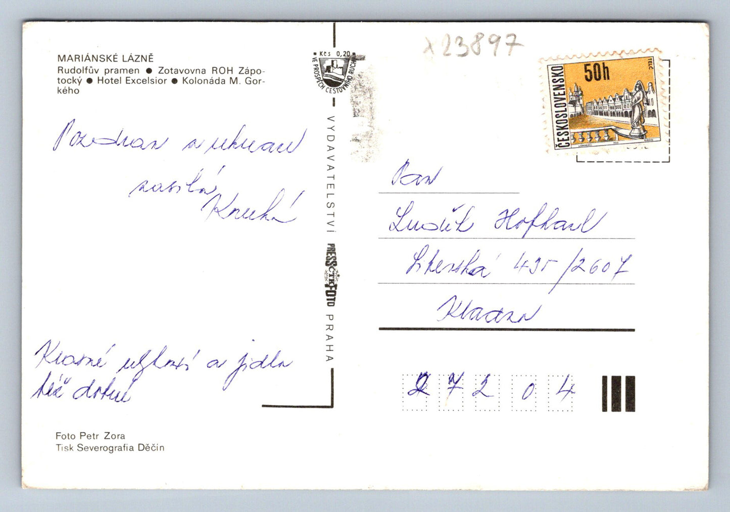 Pohlednice MARIÁNSKÉ LÁZNĚ (X23897)