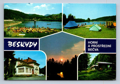 Postcard BESKYDY - UPPER AND MIDDLE BEČVA (X23922)