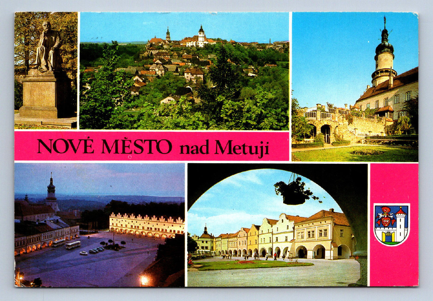 Postcard NEW TOWN OVER METUJI (X23924)