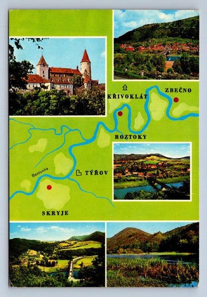Postcard KŘIVOKLÁT CASTLE (X23929)