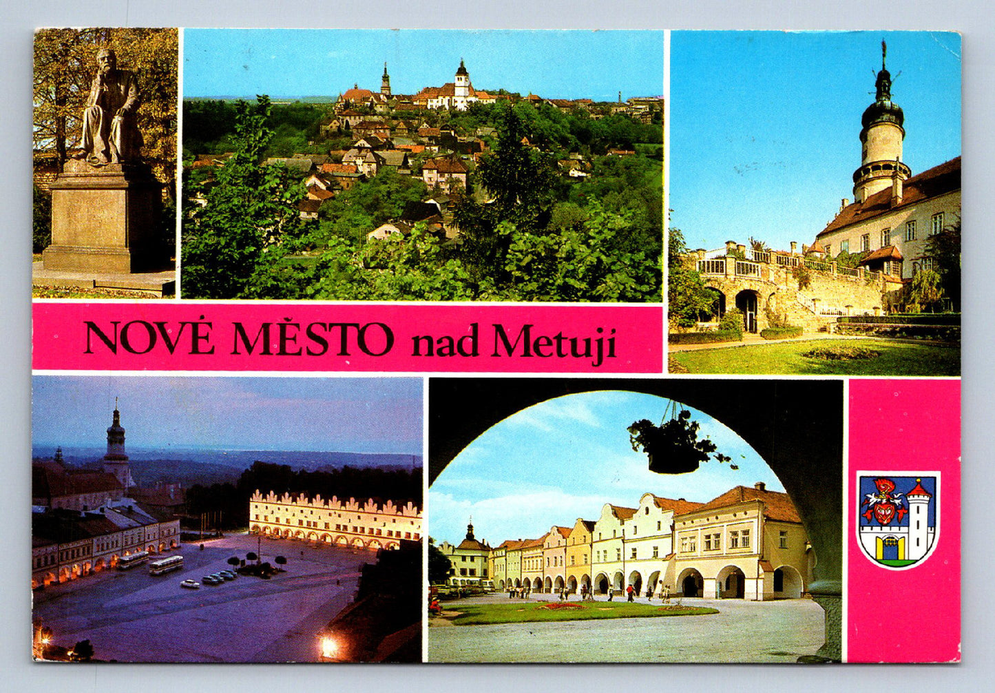 Postcard NEW TOWN OVER METUJI (X23930)