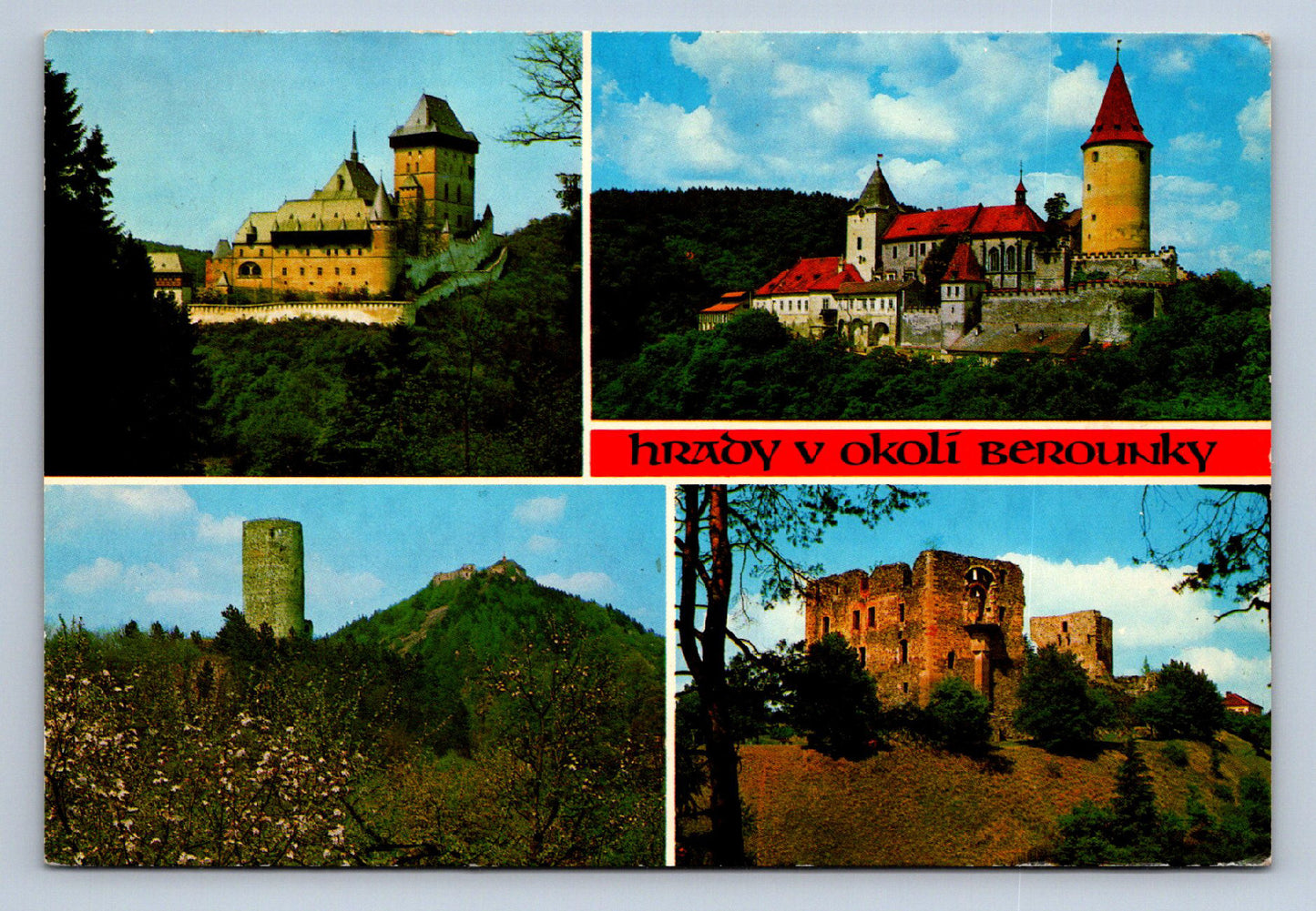 Postcard CASTLES IN THE BEROUNKA VALLEY (X23957)