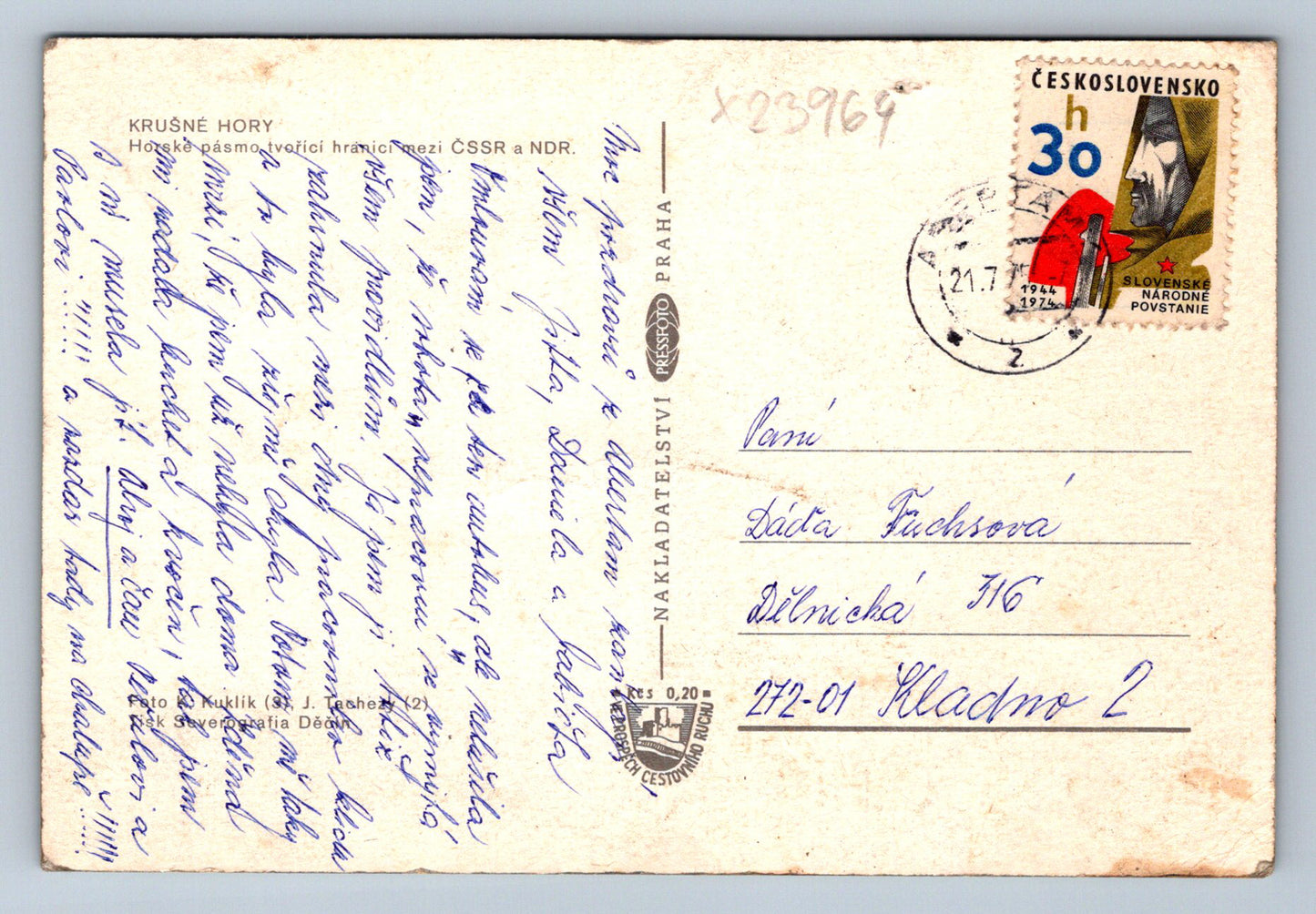 Pohlednice KRUŠNÉ HORY (X23964)