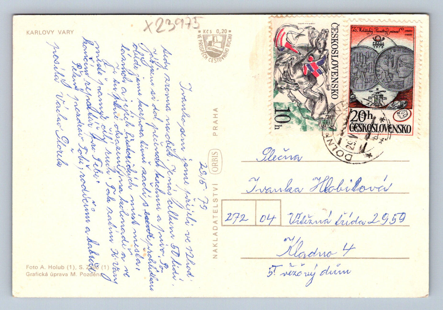 Pohlednice KARLOVY VARY (X23975)