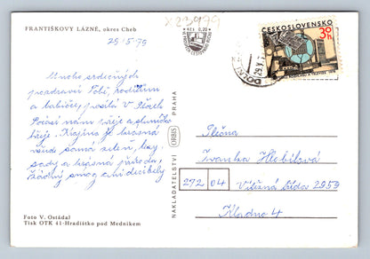 Pohlednice FRANTIŠKOVY LÁZNĚ (X23979)