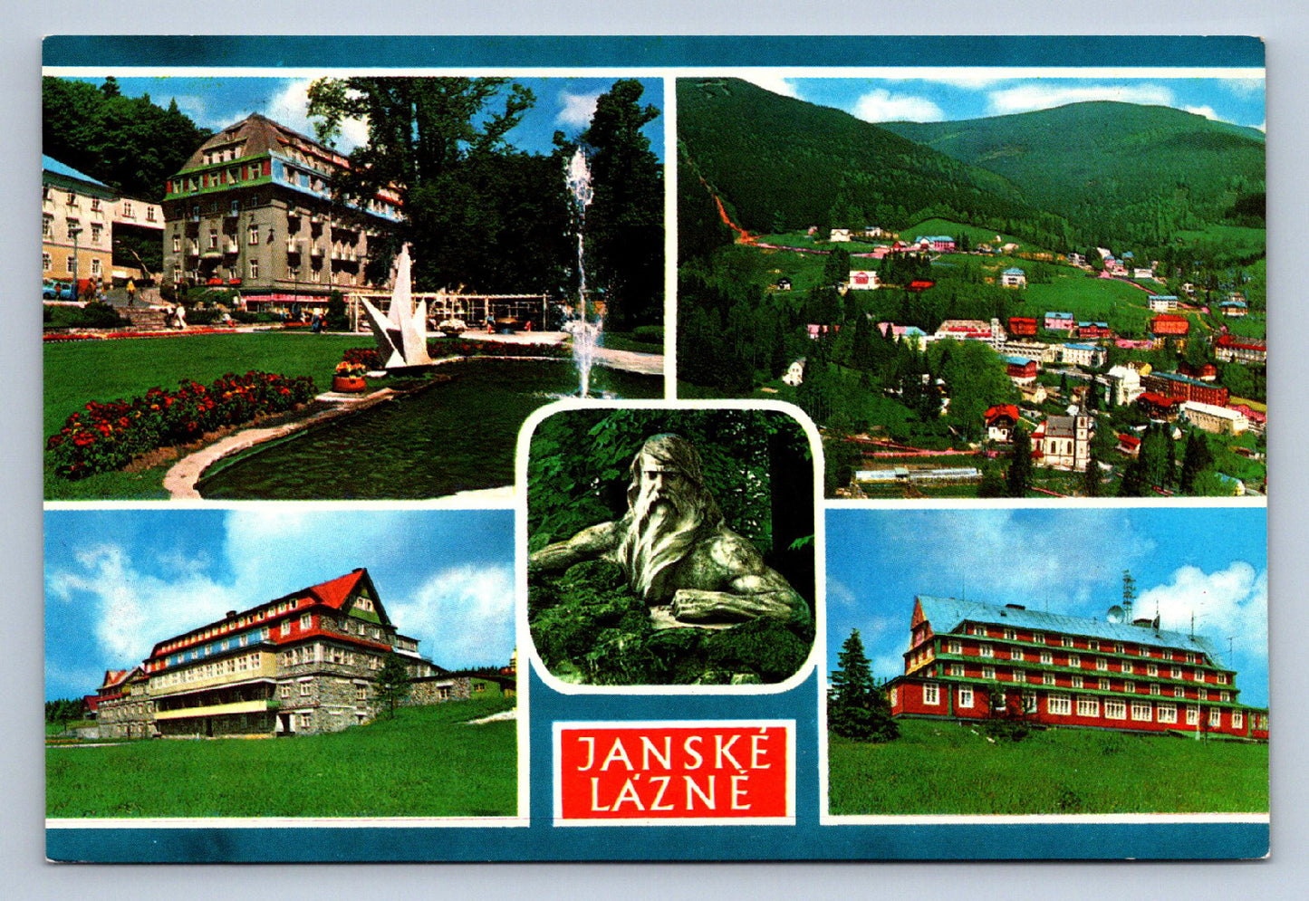 Pohlednice KRKONOŠE JÁNSKÉ LÁZNĚ (X23986)
