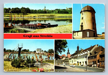Pohlednice Grüs aus Strehla Strehla (Kr.Riesa) (JN1674)