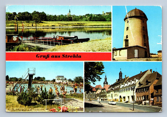 Pohlednice Grüs aus Strehla Strehla (Kr.Riesa) (JN1674)