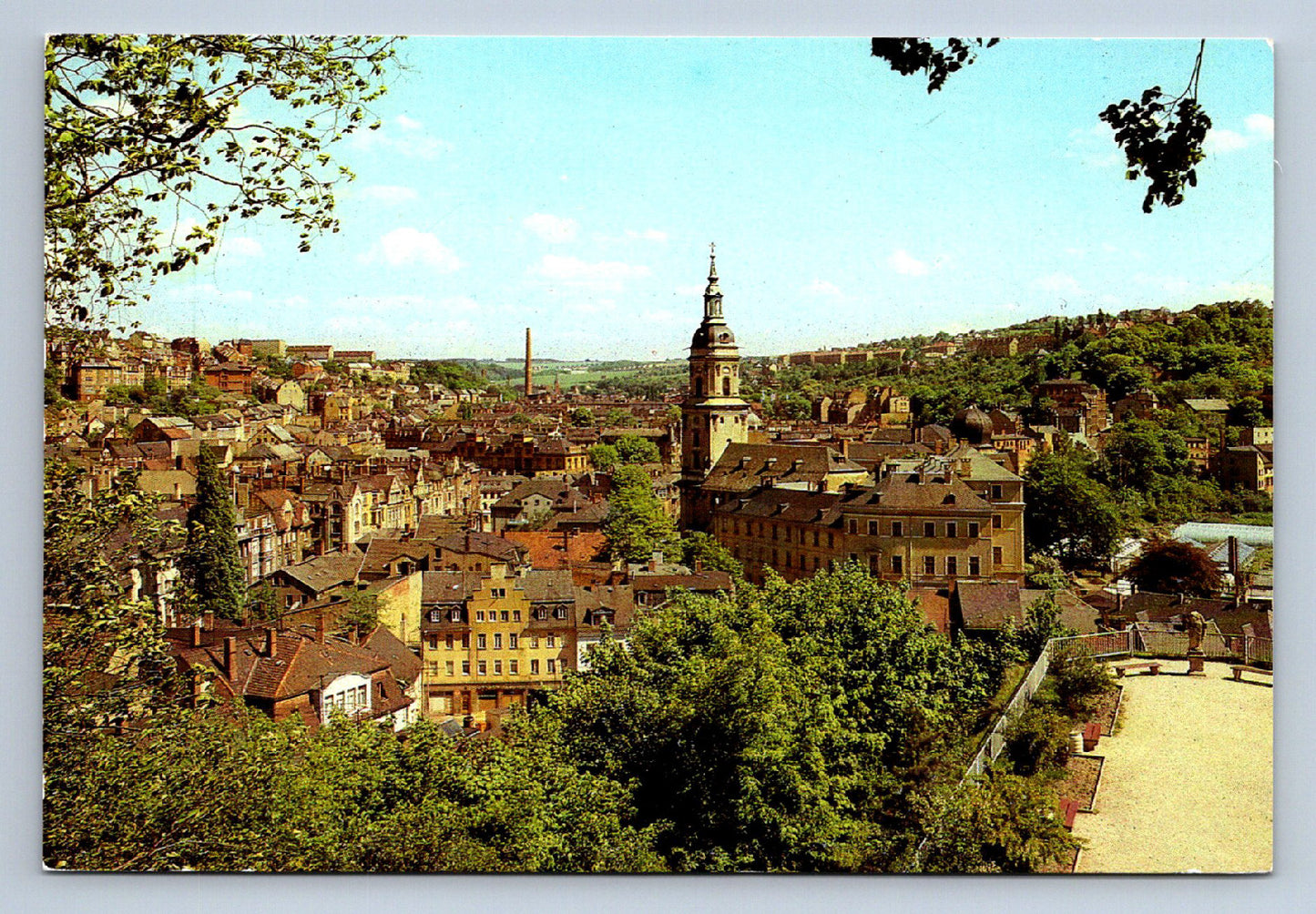 Pohlednice Greiz Blick vom Oberen Schloss (JN1675)