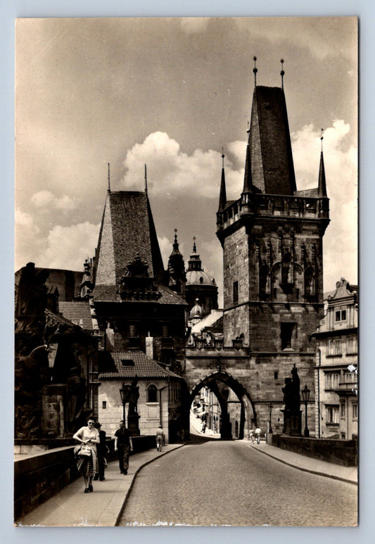 Pohlednice Praha Malostransé mostecké věže (JN1688)