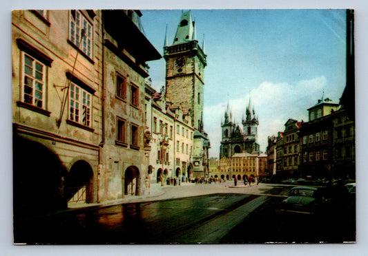 Pohlednice Praha Staroměstská radnice a Týnský chrám (JN1690)