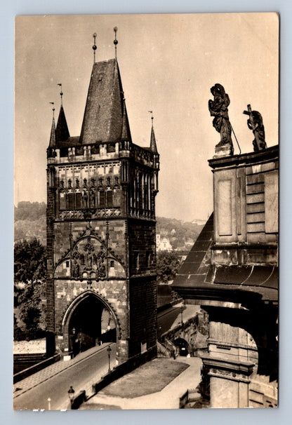Pohlednice Praha Staroměstská věž Karlova mostu (JN1691)