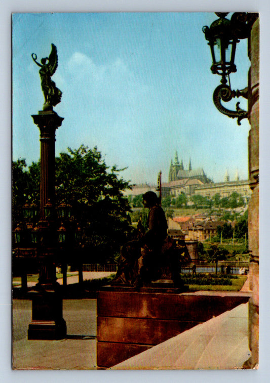 Pohlednice Praha Pražský hrad od domuz Umělců (JN1726)