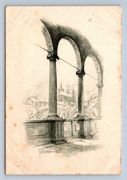 Pohlednice Praha Blick auf den St. Veitsdom (JN1743)