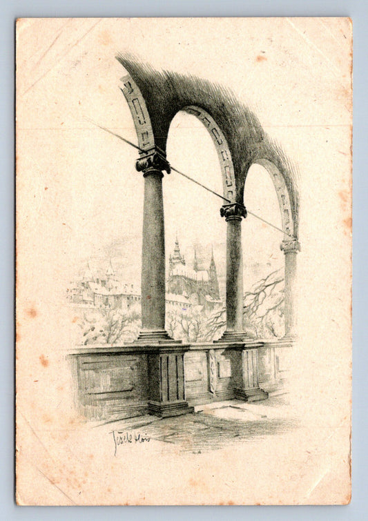 Pohlednice Praha Blick auf den St. Veitsdom (JN1743)