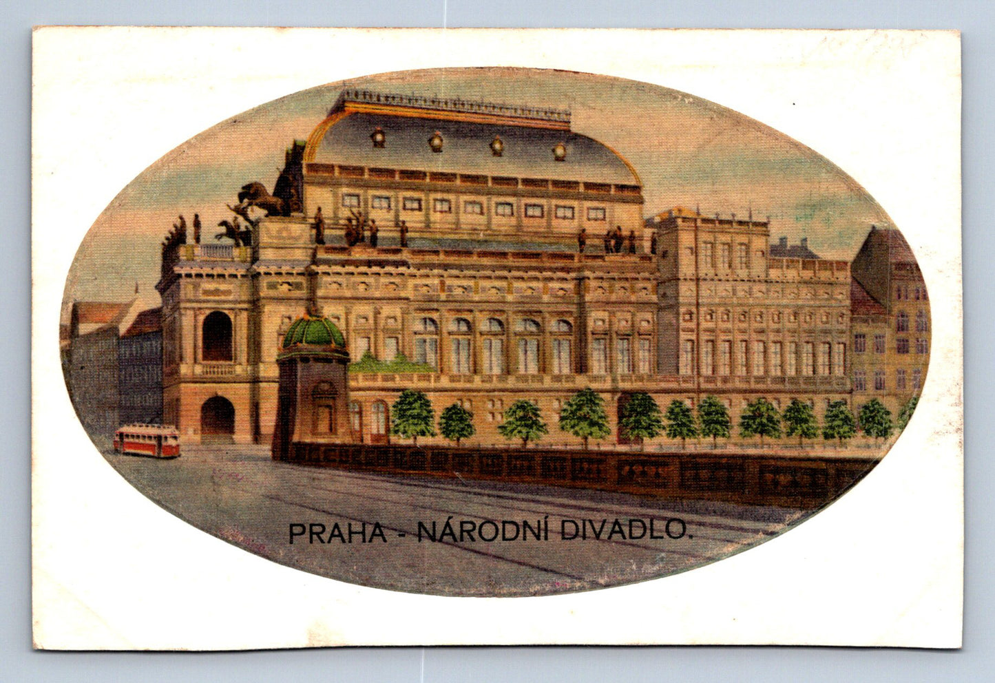 Pohlednice Praha Národní divadlo Pressfoto (JN1778)