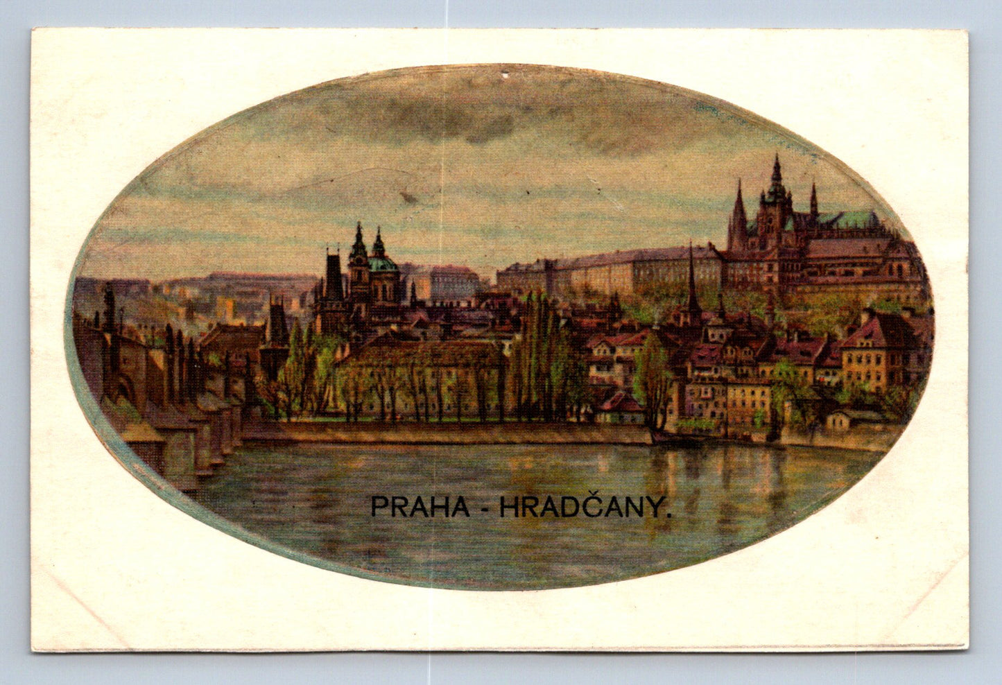 Pohlednice Praha Národní divadlo ovál (JN1779)