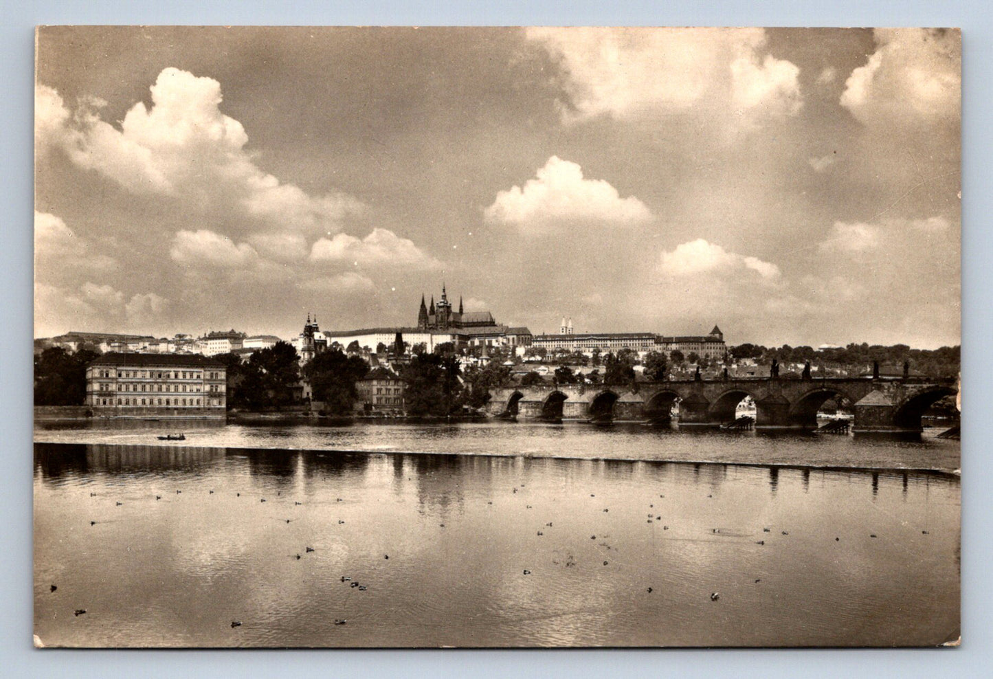 Pohlednice Praha Pražský hrad a Karlův most (JN1802)