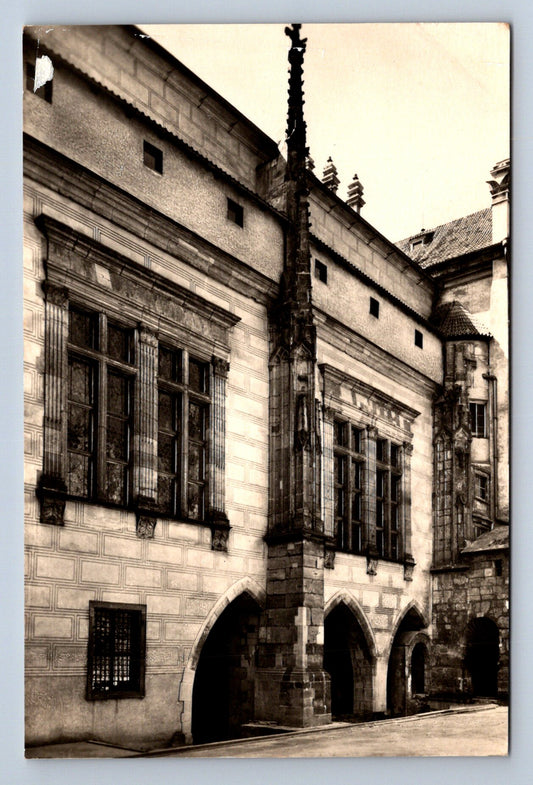 Pohlednice Praha Hrad renesanční okna Vladislavského sálu (JN1807)