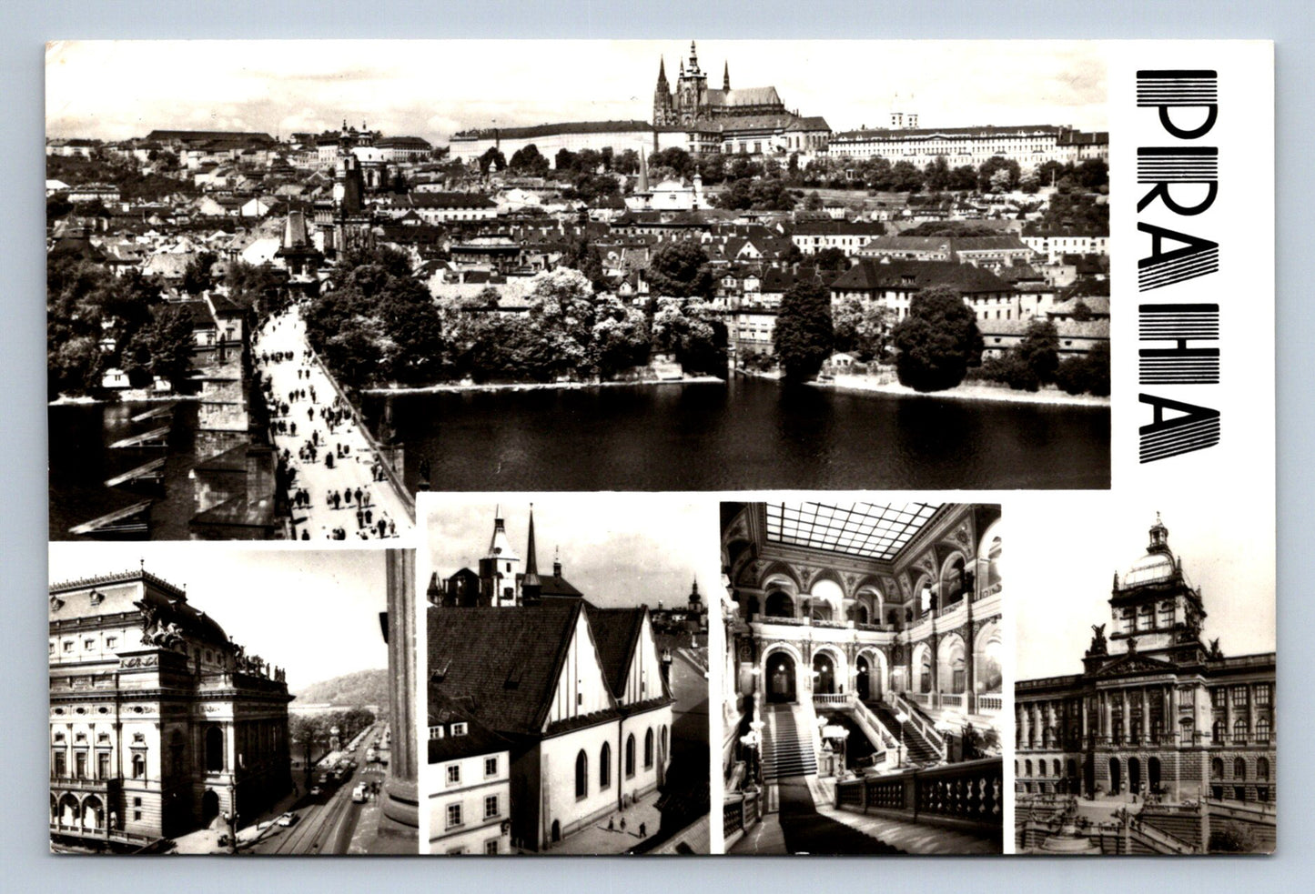 Pohlednice Praha Pražský hrad s Karlovým mostem (JN1815)