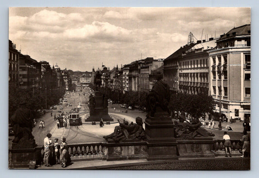 Pohlednice Praha Václavské náměstí foto O. Rajský (JN1816)