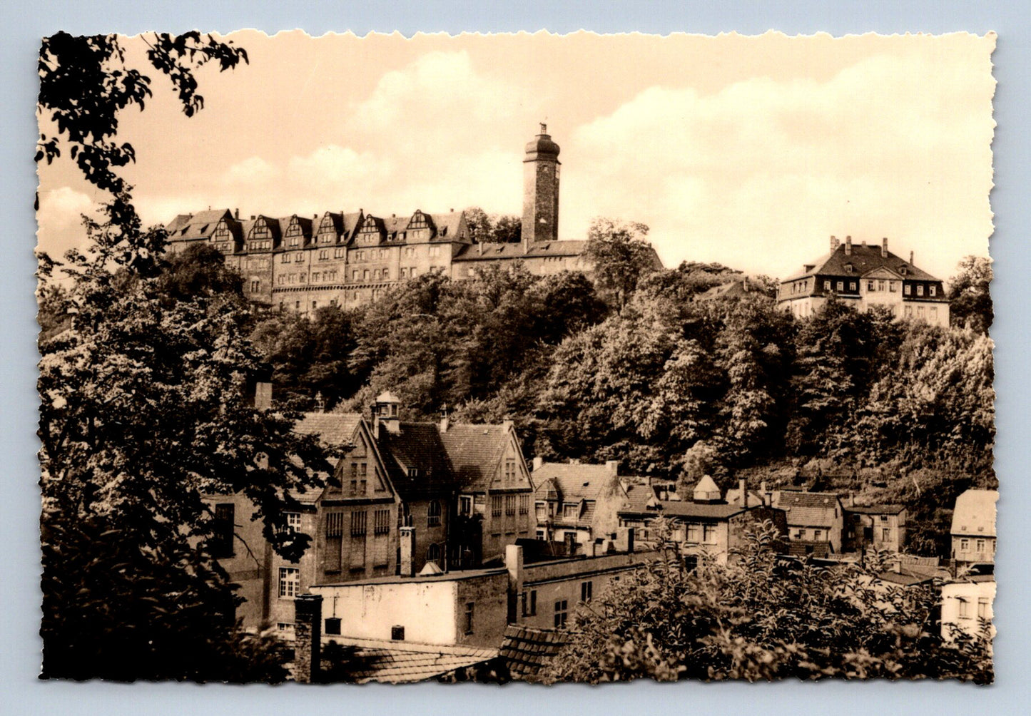 Pohlednice Greiz Blick zum oberen Schloss (JN1836)