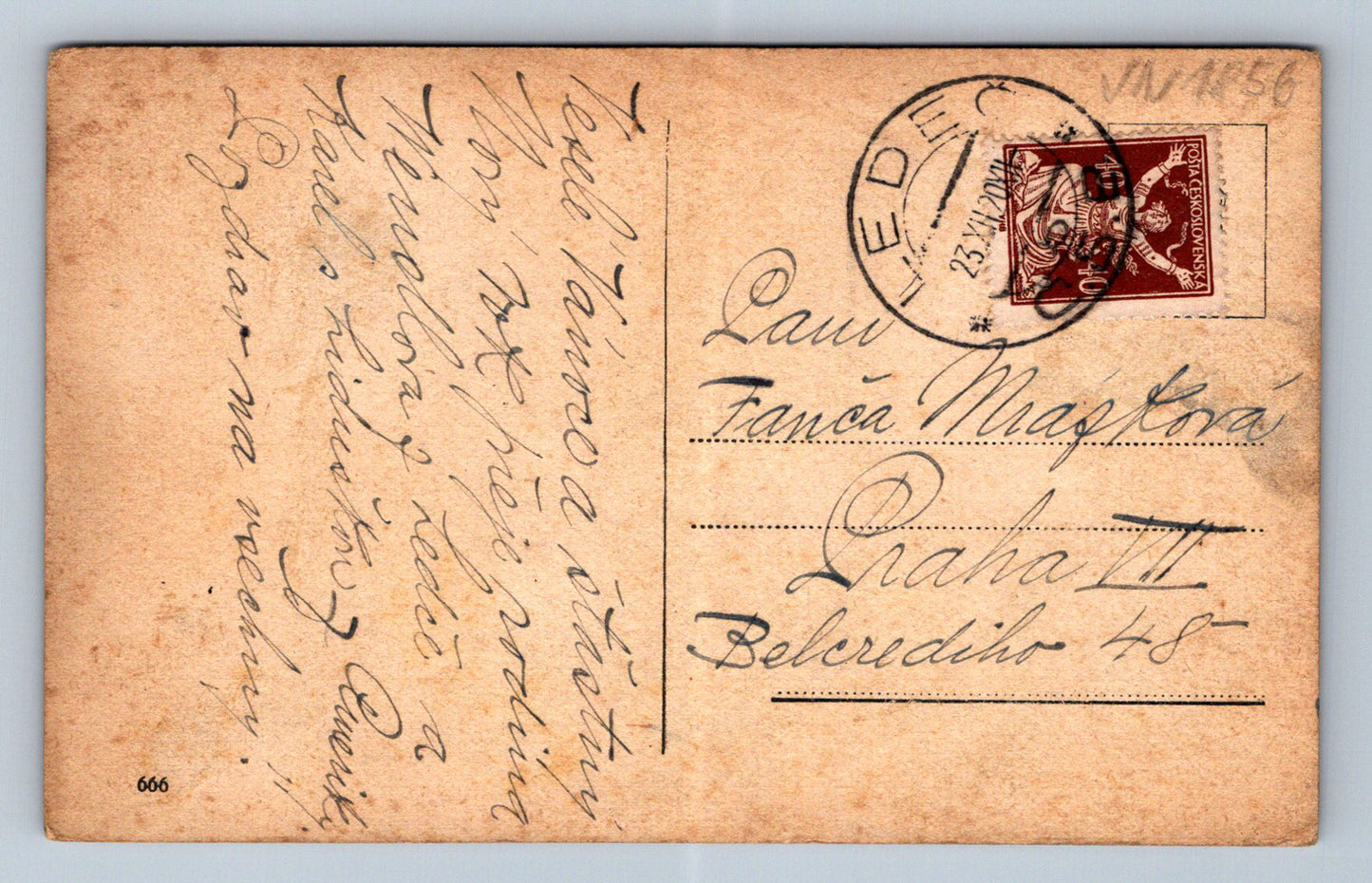 Pohlednice Vánoční pozdrav matka s dcerou (JN1856)