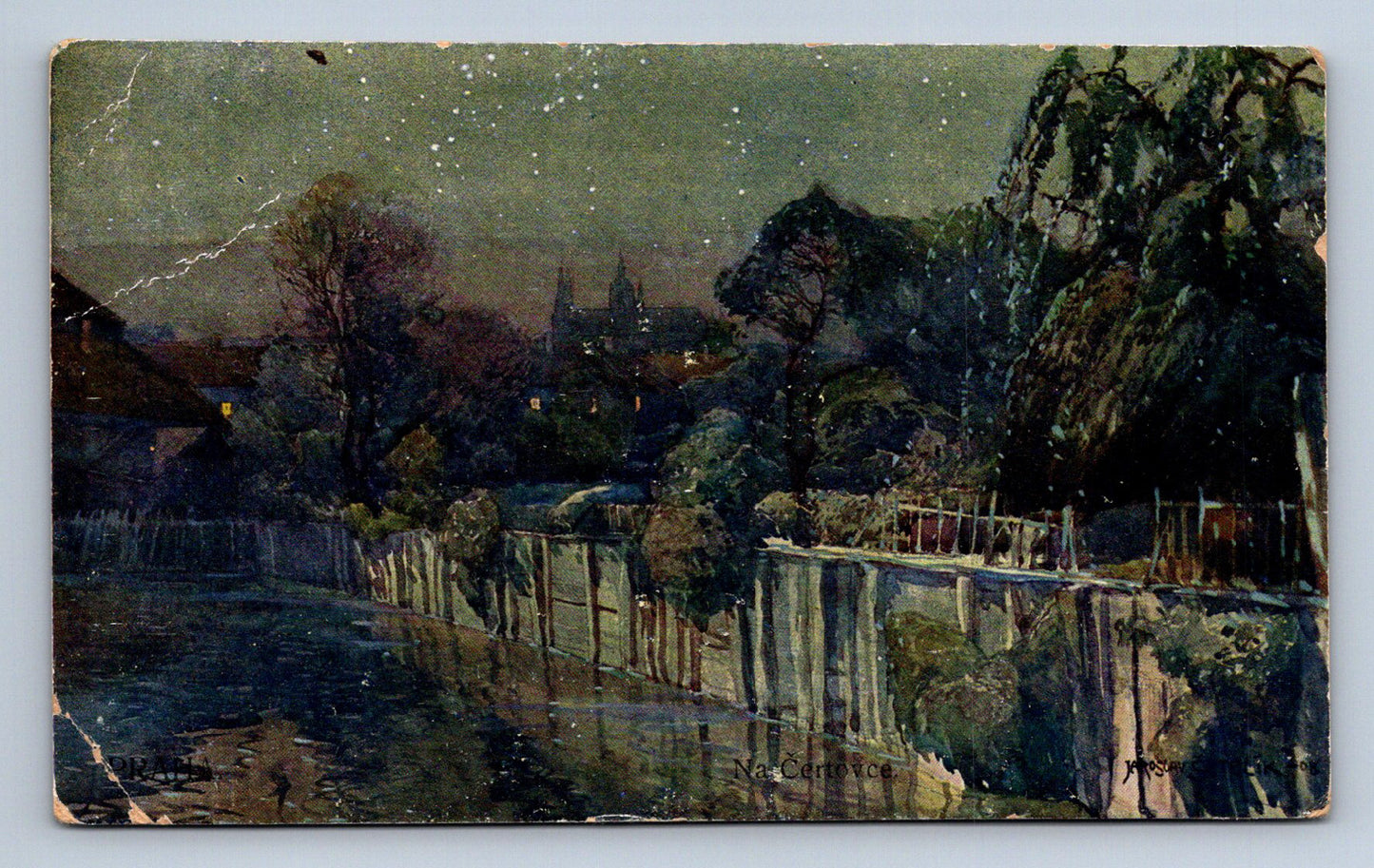 Pohlednice Umělecké dopisnice dle akvarelu J. Šetelíka (JN1868)