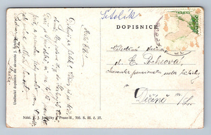 Pohlednice Umělecké dopisnice dle akvarelu J. Šetelíka (JN1868)