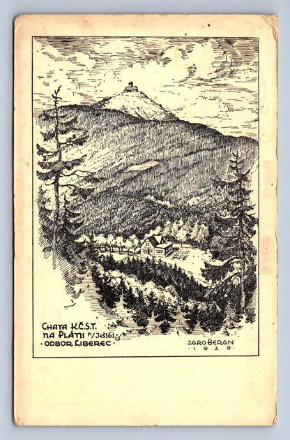 Pohlednice Chata KČSY Na Pláni (JN1900)