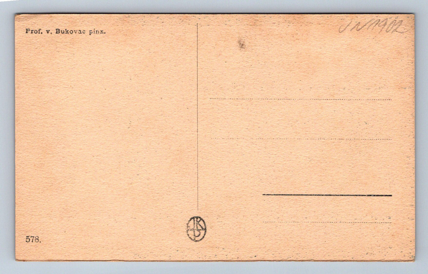 Pohlednice Evangel. Ivan Prof.v. Bukovac pinx (JN1902)