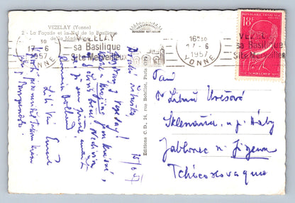 Pohlednice Bazilika Vezelay (Yonne) (JN1912)