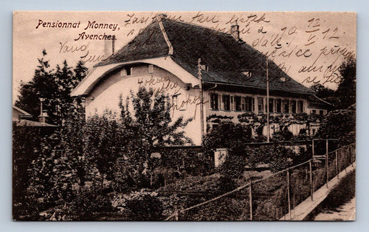 Pohlednice Pensionnat Monney, Avenches (JN1918)
