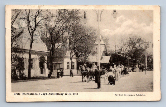 Pohlednice Erste Internationale Jagd Ausstellung Wien 1910 (JN1920)