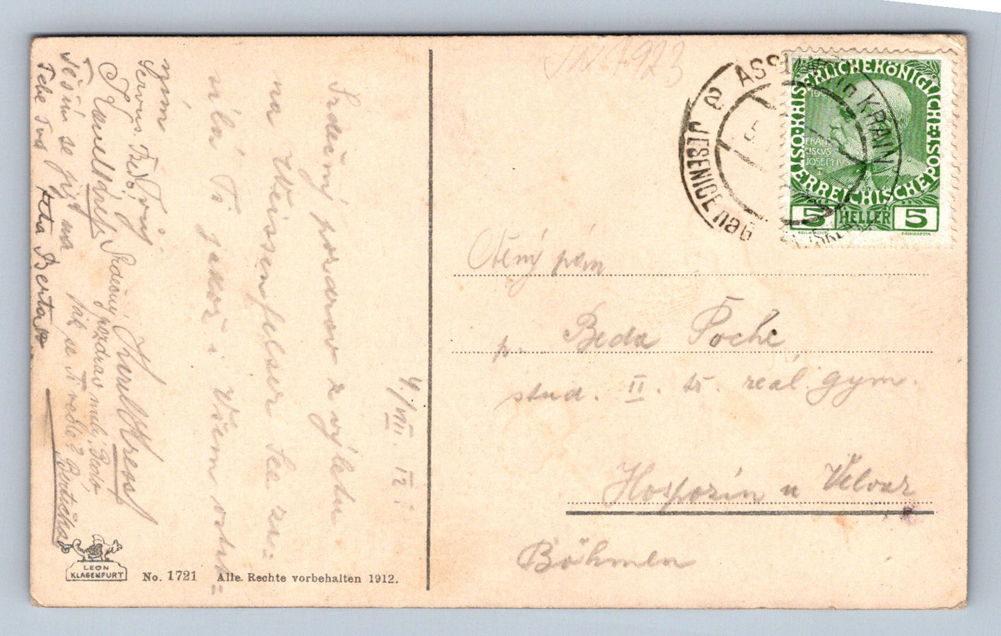 Pohlednice Jezero I. Weissenfelser See. Sommerwirtschaft. (JN1923)