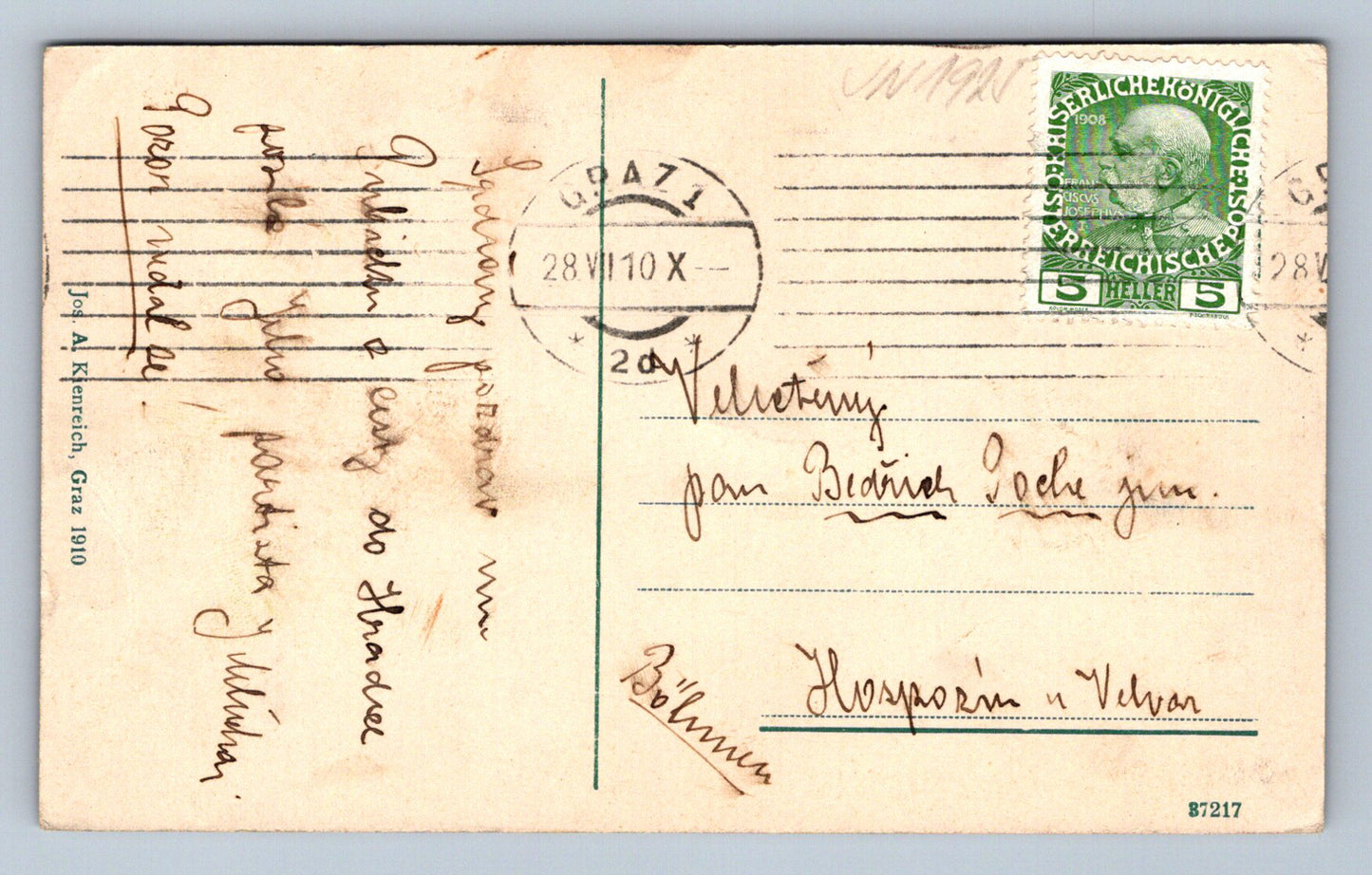 Pohlednice Mürzzuschlag, Steiermark (JN1925)