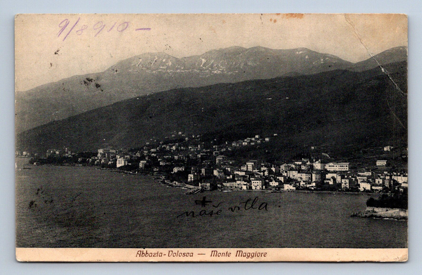 Pohlednice Abbazia Volosea Monte Maggiore (JN1940)