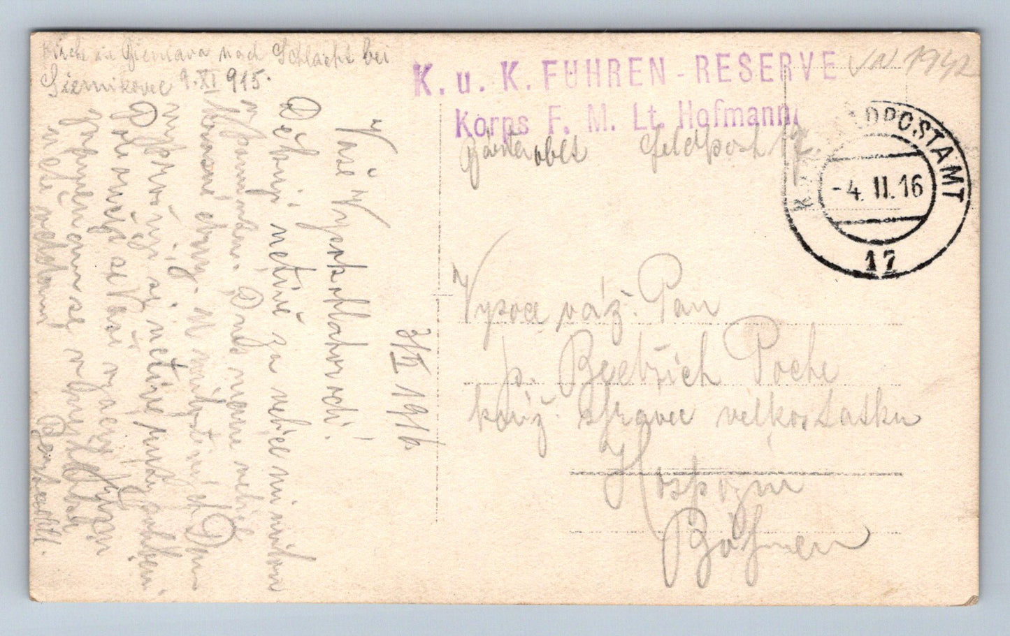 Pohlednice Spadlá kupole (JN1942)