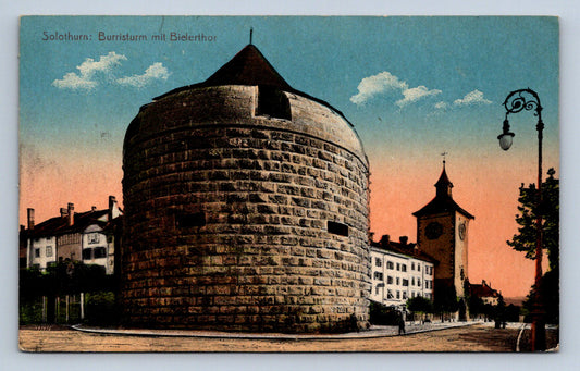 Pohlednice Solothurn. Burristurm mit Bielehor (JN1943)