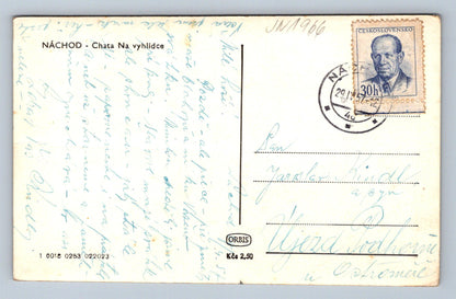 Pohlednice Náchod Chata Na vyhlídce (JN1966)