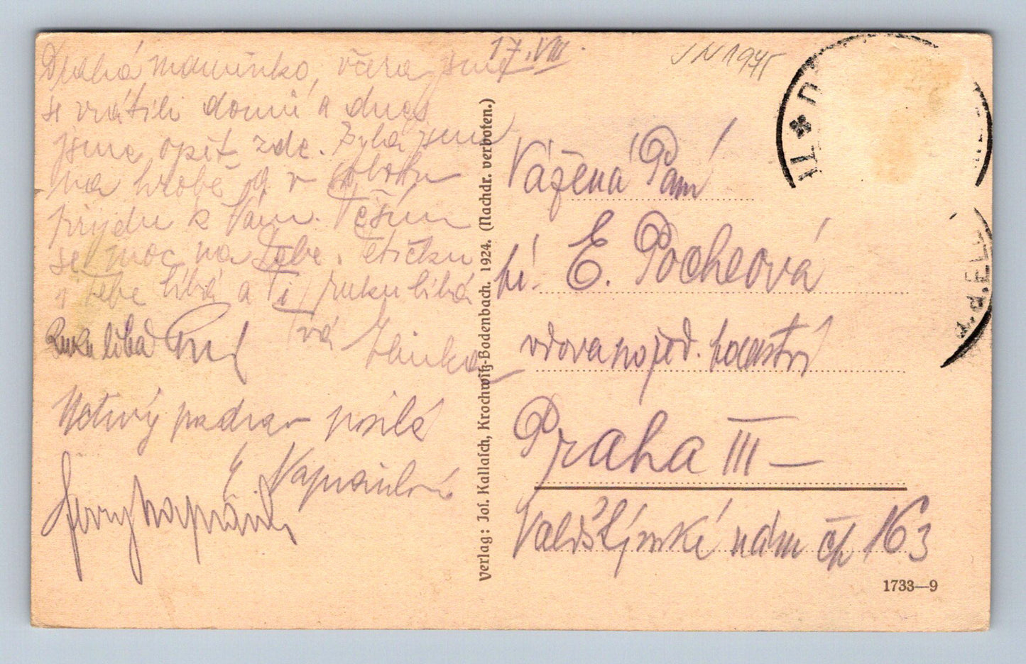 Pohlednice Tetschen Děčín náměstí (JN1975)