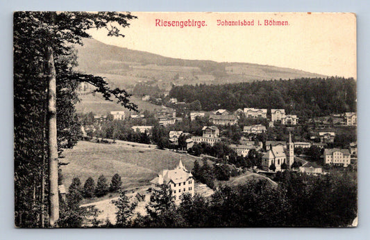 Pohlednice Reisengebirge. Johannisbad i. Böhmen. (JN1977)