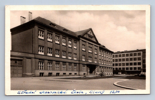 Pohlednice Slaný Střední ekonomická škola (JN1997)