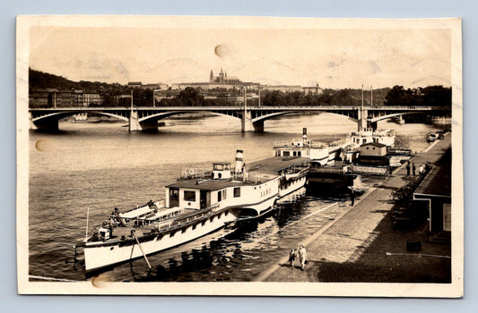 Pohlednice Praha Přístav u Palackého mostu (JN2009)