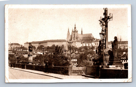 Pohlednice Praha Hradčany a Karlův most (JN2010)