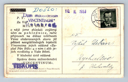 Pohlednice Praha Loreta Dům milosrdcenstva (JN2034)