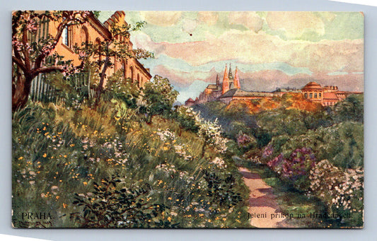 Pohlednice Praha Jelení příkop na Hradčanech (JN2038)