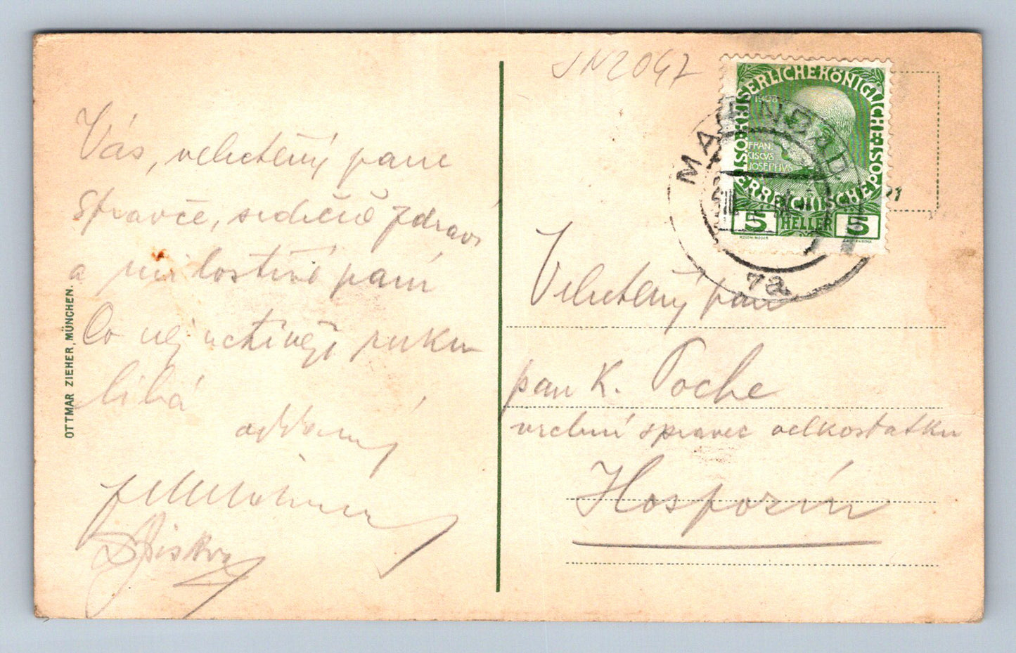 Pohlednice Mariendbad. Blick v.Steinbruch (JN2047)